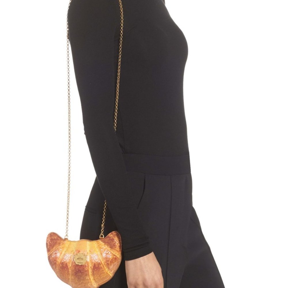 AW20 Moschino Couture Jeremy Scott Croissant Shoulder Bag Marie Antoinette - Picture 13 of 16